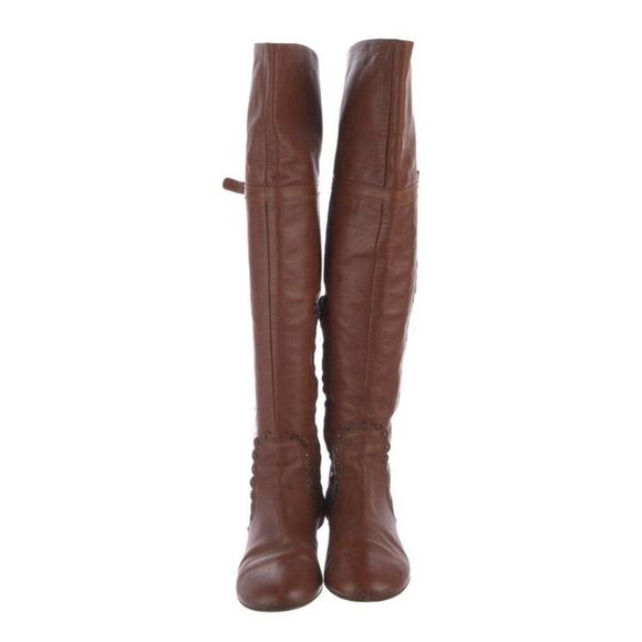 Dior Brown Over-the-Knee Boots - Picture 3 of 6